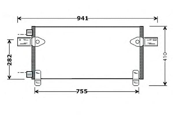 262002N Aks Dasis Радиатор кондиционера