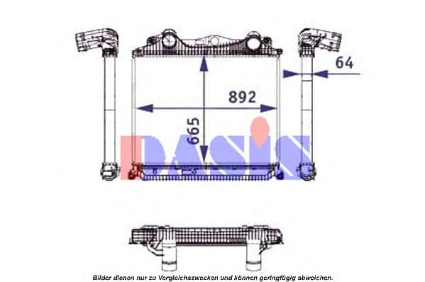 267015N Aks Dasis Интеркулер