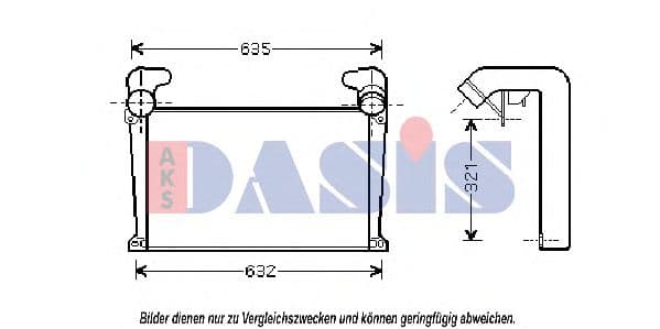 267050N Aks Dasis Интеркулер