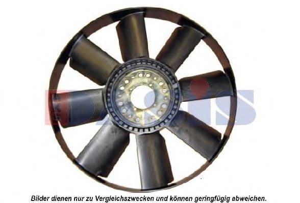 268017N Aks Dasis Крильчатка вентилятора системи охолодження двигуна