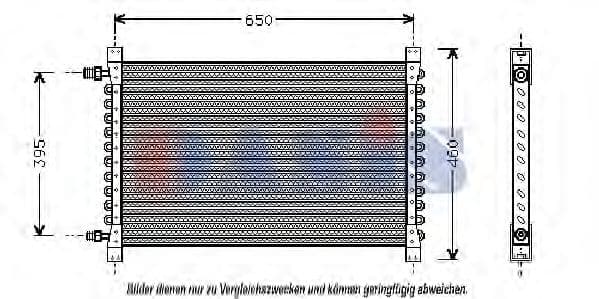 282010N Aks Dasis Радіатор кондиціонера
