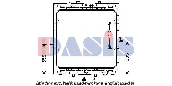 290220N Aks Dasis Радіатор охолодження двигуна