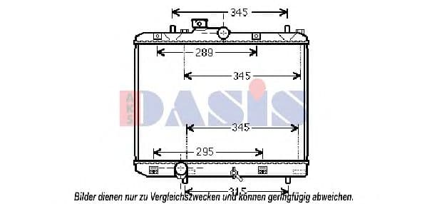 320048N Aks Dasis Радіатор охолодження двигуна