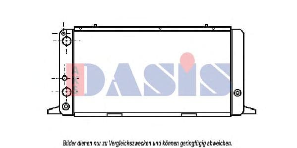 480015N Aks Dasis Радіатор охолодження двигуна