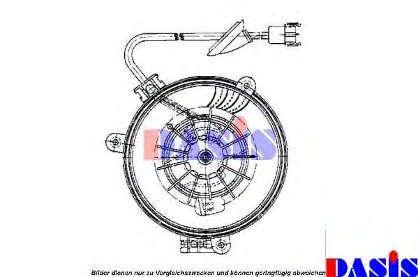 742350N Aks Dasis Вентилятор салону