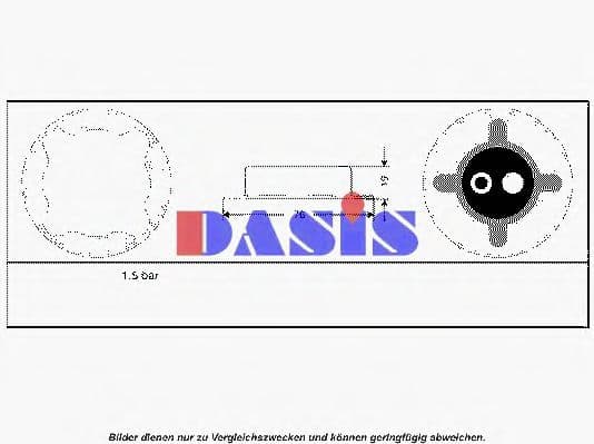 751661N Aks Dasis Крышка радиатора