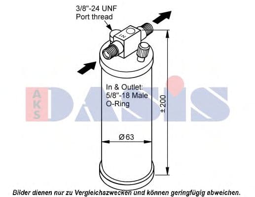 800362N Aks Dasis Осушувач кондиціонера