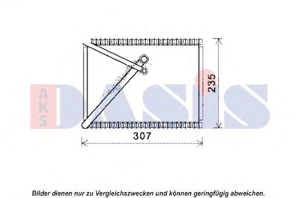820343N Aks Dasis Випарник кондиціонера