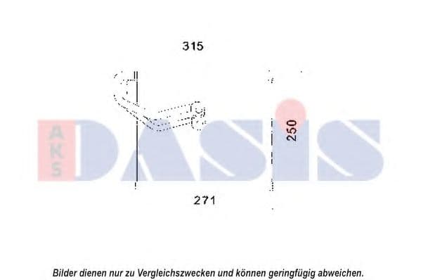 820362N Aks Dasis Випарник кондиціонера