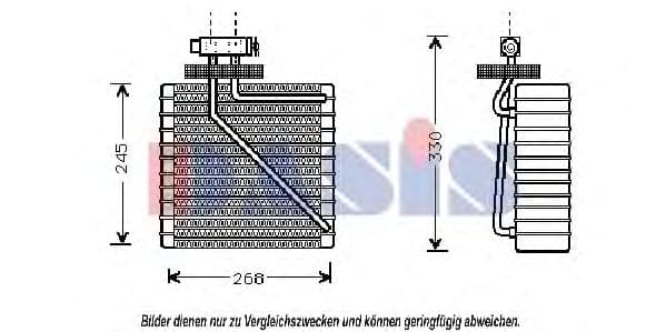 821490N Aks Dasis Випарник кондиціонера