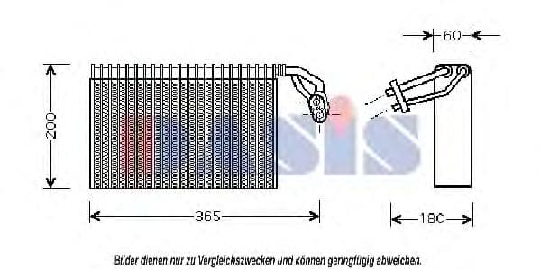 830282N Aks Dasis Испаритель кондиционера для Mercedes Sprinter