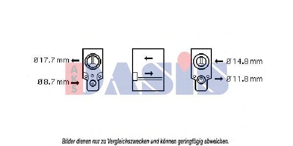 840210N Aks Dasis Розширювальний клапан кондиціонера для Renault Megane