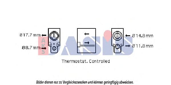 840590N Aks Dasis Розширювальний клапан кондиціонера