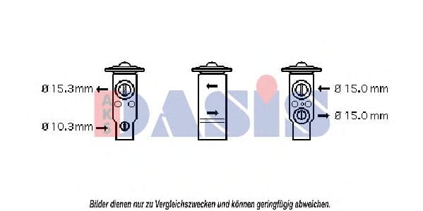 840800N Aks Dasis Розширювальний клапан кондиціонера