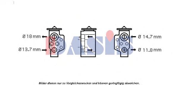 840980N Aks Dasis Розширювальний клапан кондиціонера