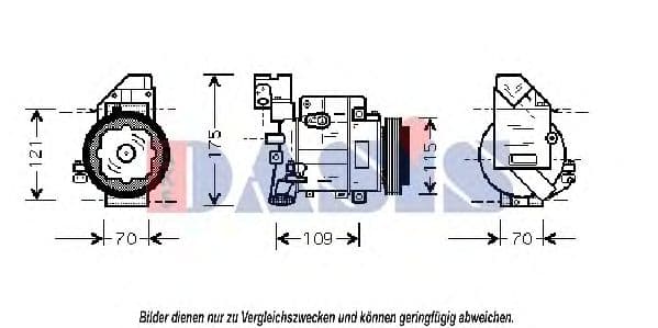 850564N Aks Dasis Компресор кондиціонера
