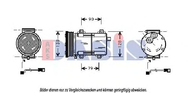 850680N Aks Dasis Компресор кондиціонера