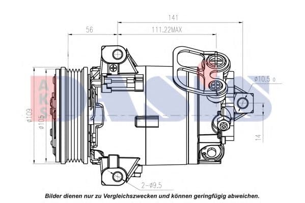 851571N Aks Dasis Компресор кондиціонера