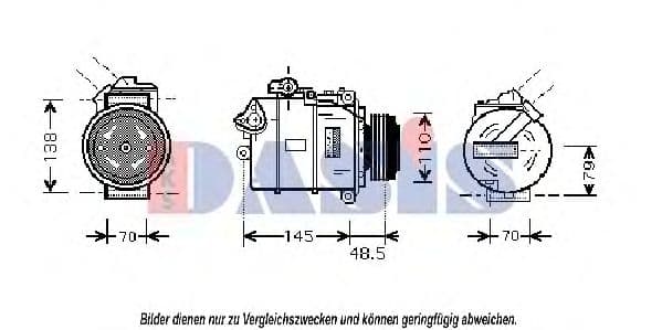 851808N Aks Dasis Компресор кондиціонера
