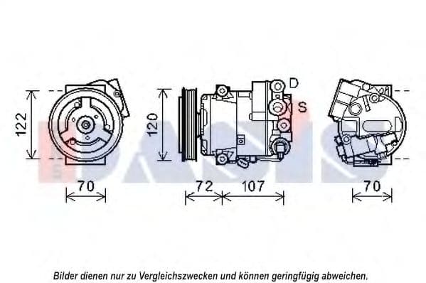 852603N Aks Dasis Компресор кондиціонера