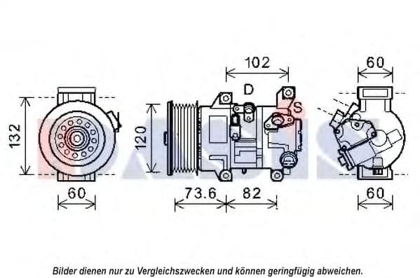 852620N Aks Dasis Компресор кондиціонера