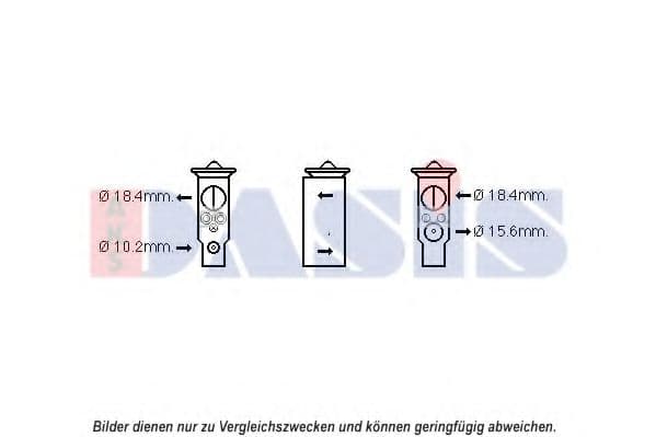 840244N Aks Dasis Расширительный клапан кондиционера для Honda Legend