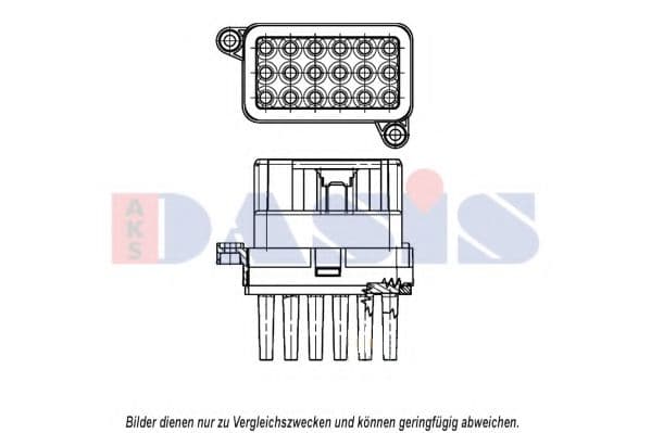 700013N Aks Dasis Регулятор вентилятора салона
