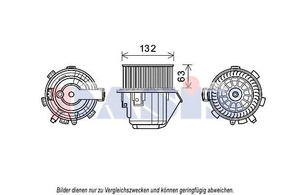 068067N Aks Dasis Вентилятор салону
