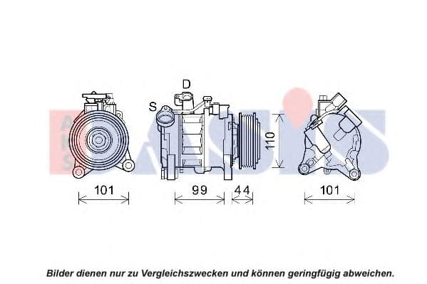 852827N Aks Dasis Компресор кондиціонера