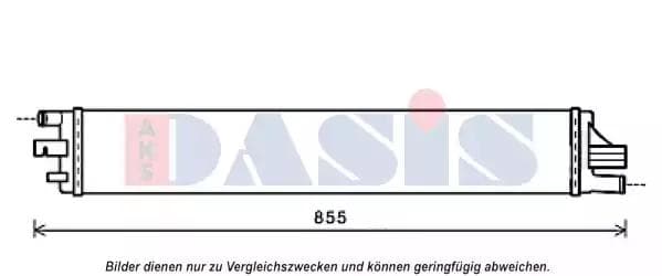 180098N Aks Dasis Радіатор охолодження двигуна