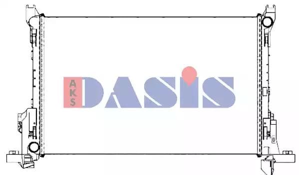 180109n Aks Dasis Радіатор охолодження двигуна