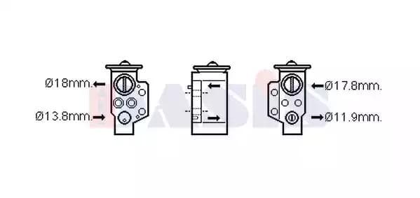 840230N Aks Dasis Розширювальний клапан кондиціонера