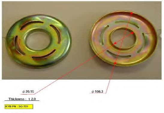 SG-701 Kayaba Тарілка пружини
