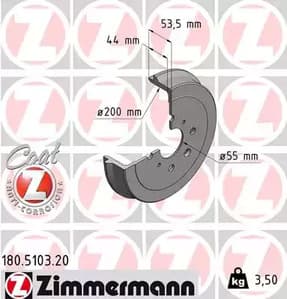 180510320 Zimmermann Гальмівний барабан