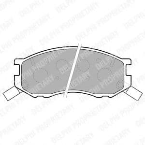 LP1461 Delphi Гальмівні колодки для Toyota Previa