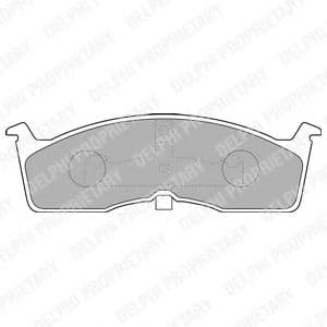 LP1532 Delphi Гальмівні колодки