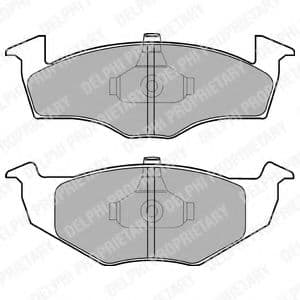 LP1591 Delphi Гальмівні колодки