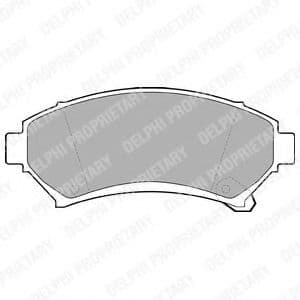LP1609 Delphi Тормозные колодки