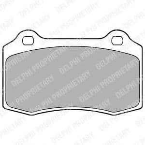 LP1700 Delphi Гальмівні колодки