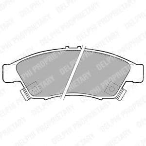 LP1739 Delphi Гальмівні колодки для Suzuki Liana