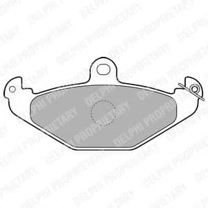 LP1756 Delphi Гальмівні колодки