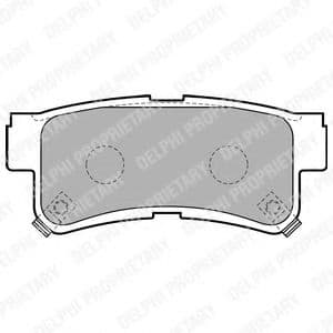 LP1765 Delphi Тормозные колодки