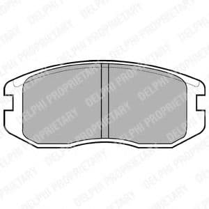 LP736 Delphi Гальмівні колодки