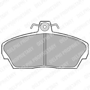 LP911 Delphi Тормозные колодки