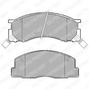 LP941 Delphi Гальмівні колодки