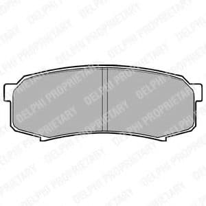 LP963 Delphi Тормозные колодки