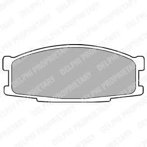 LP981 Delphi Гальмівні колодки для Mitsubishi Canter