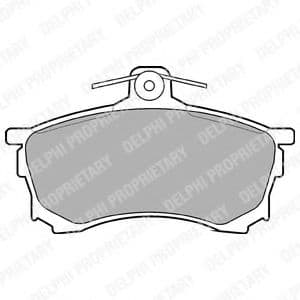 LP992 Delphi Тормозные колодки для Mitsubishi Carisma