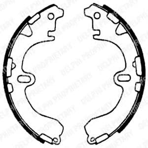 LS1601 Delphi Гальмівні колодки