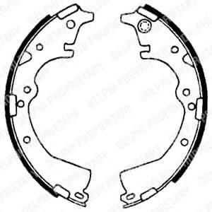 LS1639 Delphi Гальмівні колодки